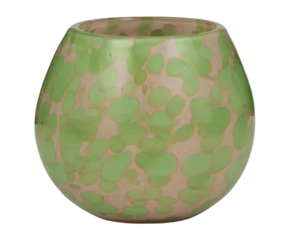 Myoma Glass Candle - Pink/Green