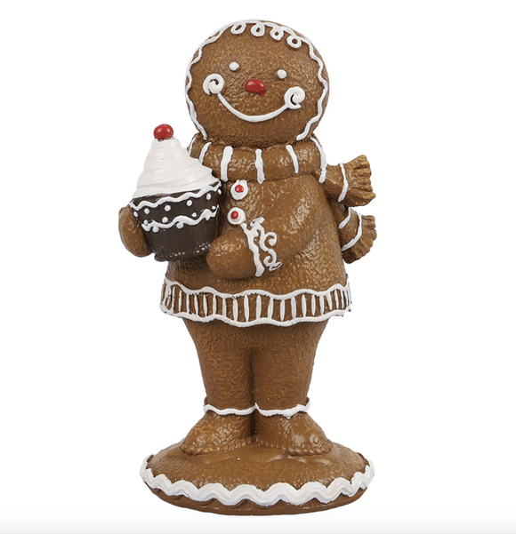 Mr. Gingerbread Ice Cream Deco - 11cm