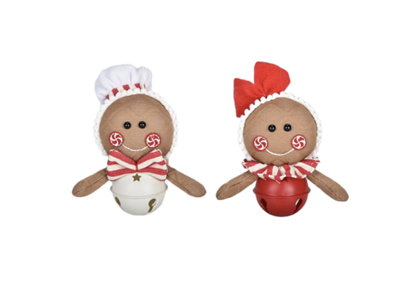 Mrs. Gingerbread / Red Bell - Hanging