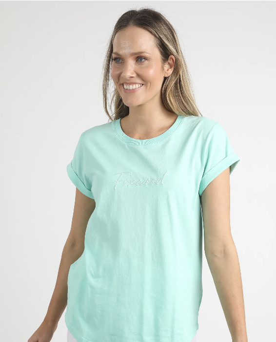 Foxwood Signature Tee - Neon Mint