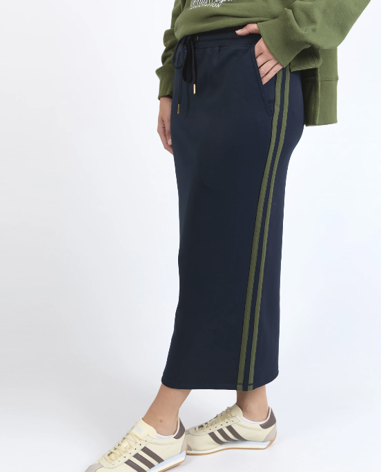 Foxwood Juno Skirt - Navy/Green