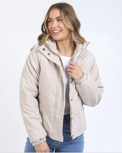 Foxwood Rosalee Cord Jacket - Mushroom