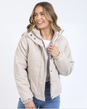 Foxwood Rosalee Cord Jacket - Mushroom