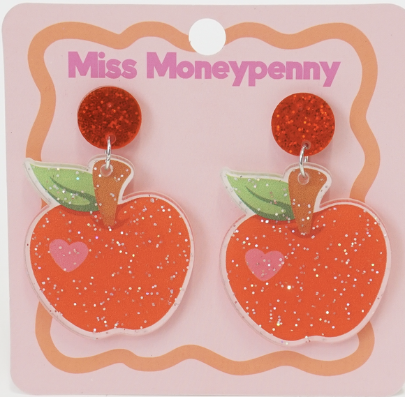 Earrings - Teacher Apples