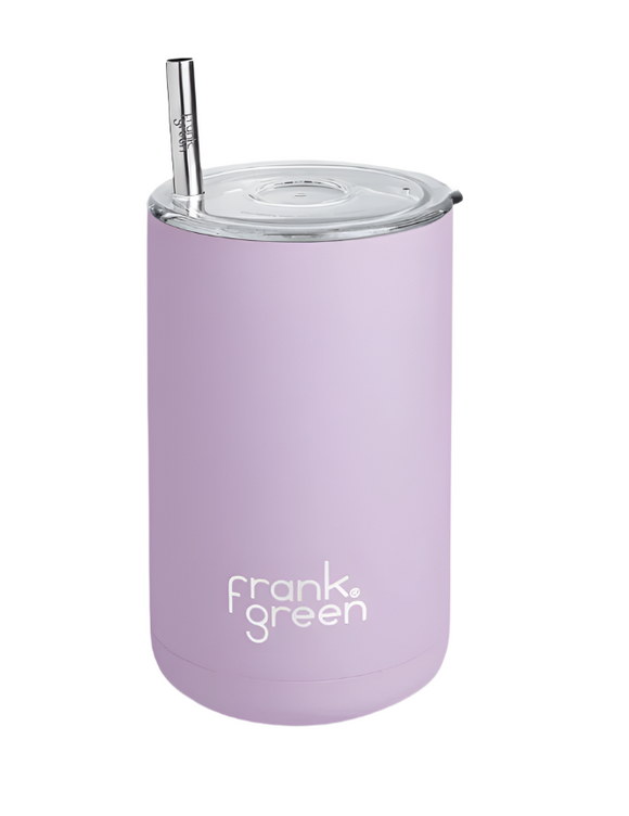 Frank Green - Iced Coffee Cup with Straw - Lilac Haze