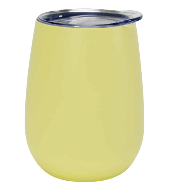 Wine Tumbler Double Walled - Gelato Lemon