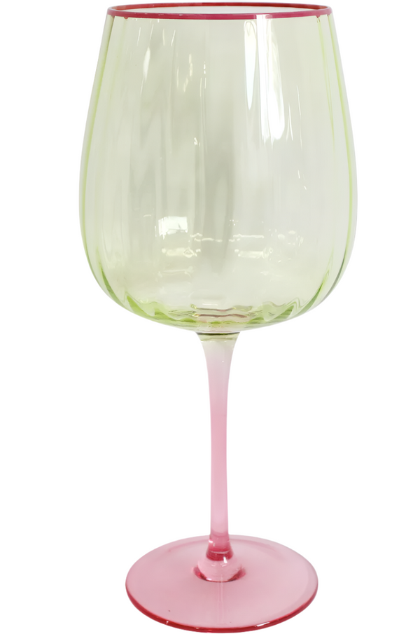 Wine Glass - Prickly Pear