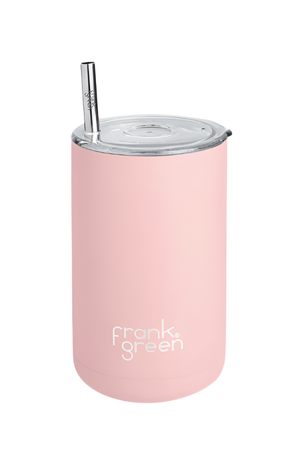 Frank Green - Iced Coffee Cup with Straw - Blushed