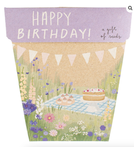 A Gift Of Seeds - Happy Birthday Picnic Gift of Seeds