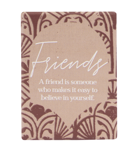 Amber Garden Ceramic Magnet - Friends