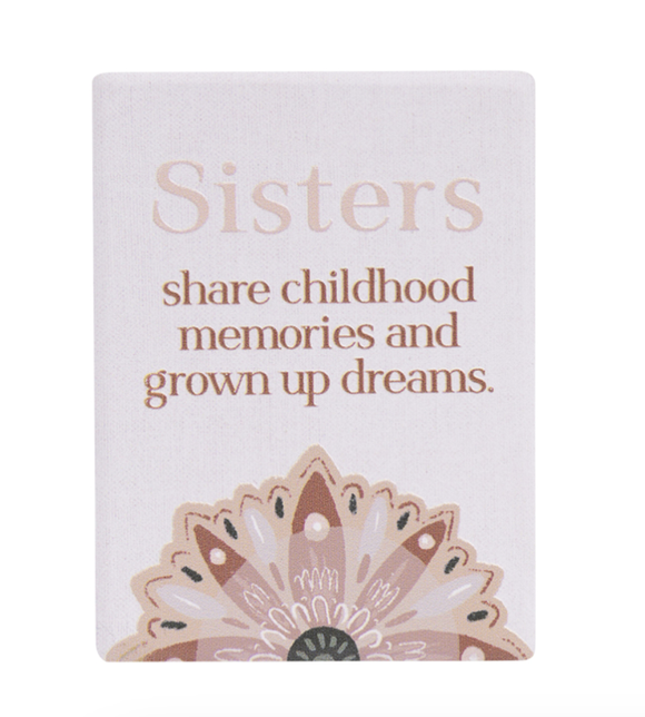 Amber Garden Ceramic Magnet - Sisters