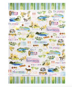 Australia Down Under Tasmania Kitchen Towel