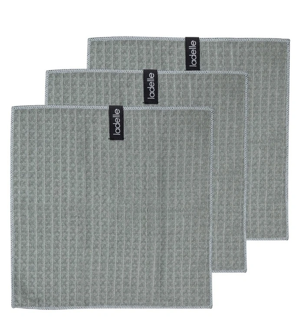 Mega Waffle Microfibre Dishcloth 3pk - Sage