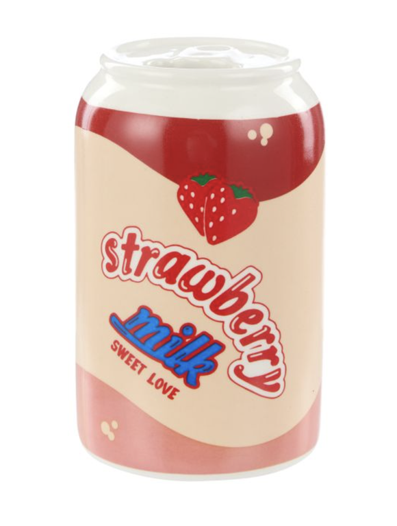 Lewis Ceramic Can Vessel Strawberry Multi-Coloured