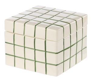 Lulu Collection Check Box - Green