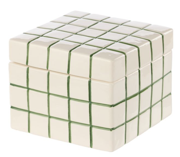 Lulu Collection Check Box - Green