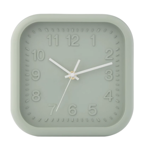 Tate Wall Clock - Green & White