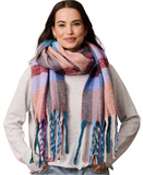 Tiger Tree Scarf - Purple Valmorel