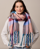 Tiger Tree Scarf - Purple Valmorel