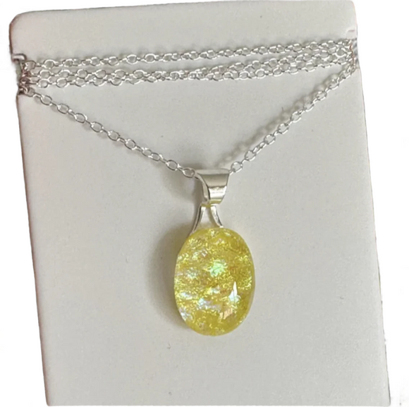 Samantha Abbott Glass Drop - necklace