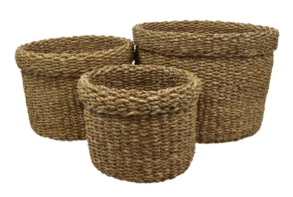Akua Seagrass Basket -  Natural Assorted