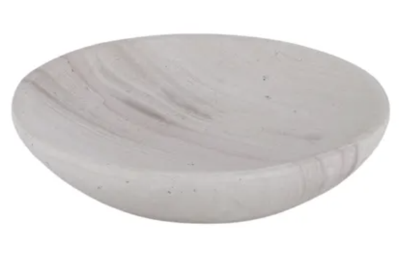 Chiara Limestone Trinket Bowl 9cm Beige