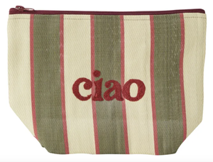 Ciao Recycled Pouch -  Olive