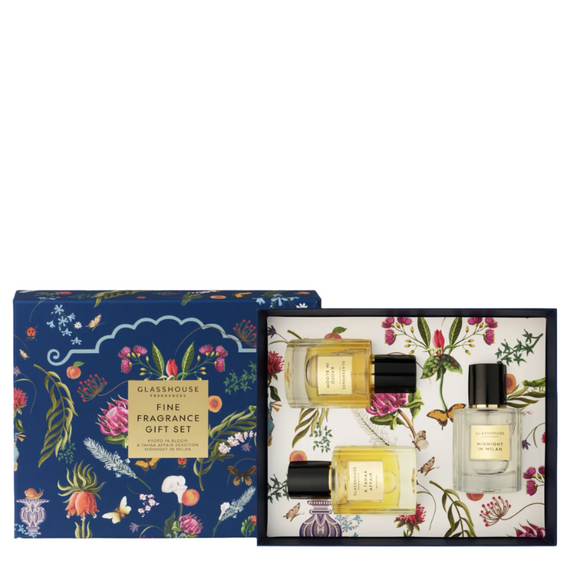 GLASSHOUSE FRAGRANCE Mother's Day - 3x50ml EDP Fragrance Gift Set