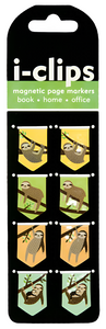 I-clips Magnetic Page Markers - Sloths
