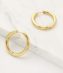Earring - Kendall Large Hoop Gold