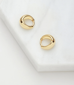 Earring - Steph Small Hoop Gold