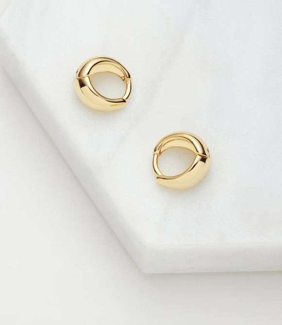 Earring - Steph Small Hoop Gold