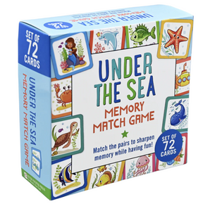 Under the Sea Memory Match Game (Set of 72 cards)