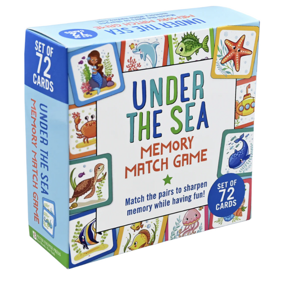 Under the Sea Memory Match Game (Set of 72 cards)