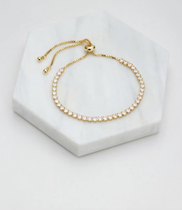 Bracelet - Nikki Tennis Gold