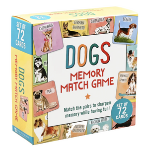 Dogs Memory Match Game (Set of 72 cards) Regular price