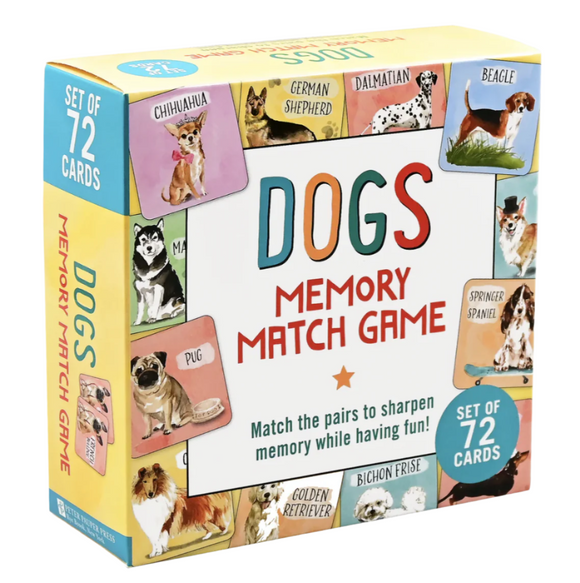Dogs Memory Match Game (Set of 72 cards) Regular price
