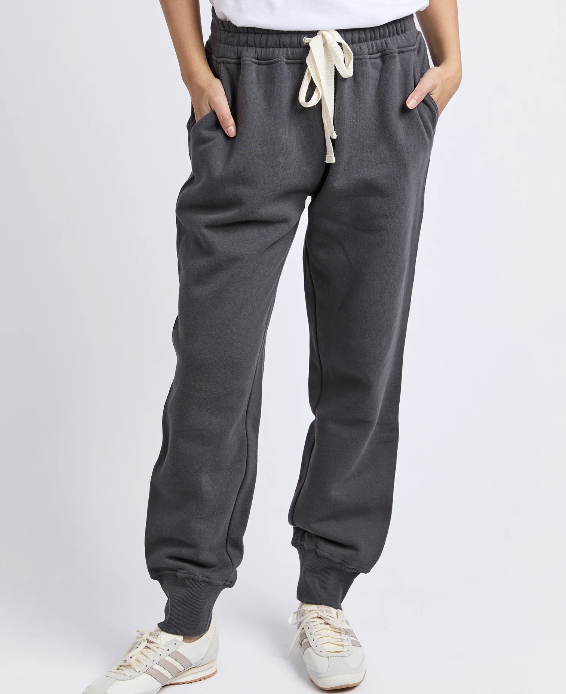 Foxwood College Track Pant - Charcoal
