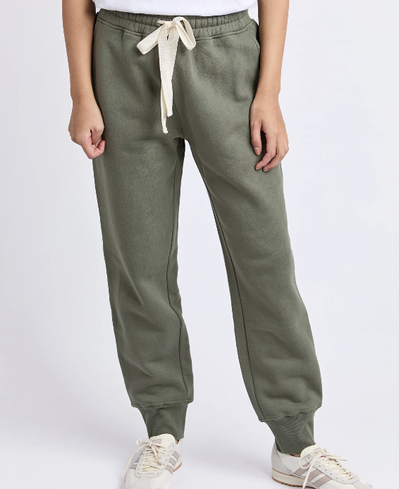 Foxwood College Track Pant - Khaki
