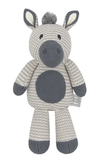 Zac the Zebra Knitted Toy
