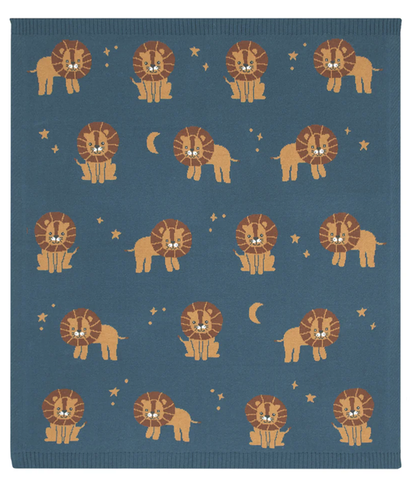 Whimsical Baby Blanket - Lion