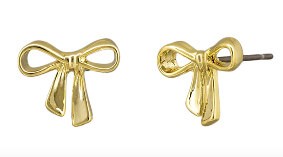 Earring - Gold Kippa Bow E/R