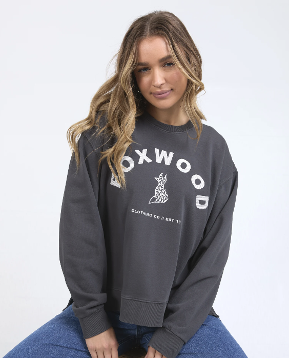 Foxwood Effortless Crew - Iron Grey