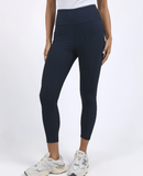 Foxwood Lux Rib Leggings - Navy