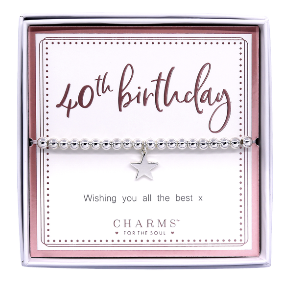 Bracelet Gift Box - 40th Birthday