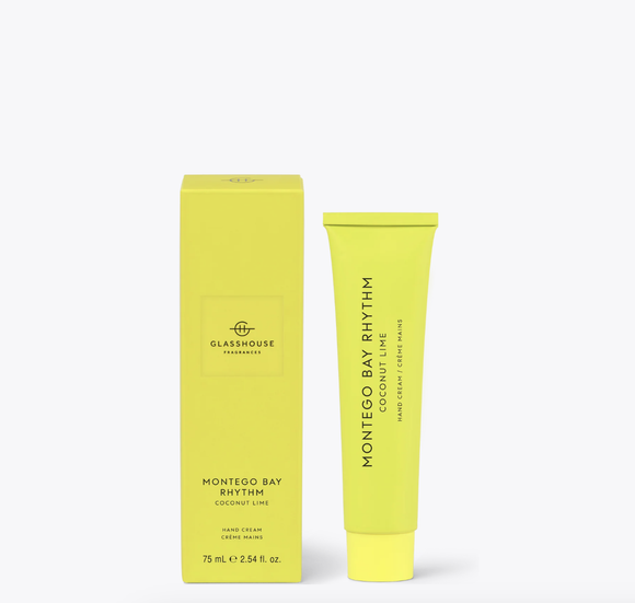 GLASSHOUSE FRAGRANCES Montego Bay Rhythm 75ml Hand Cream
