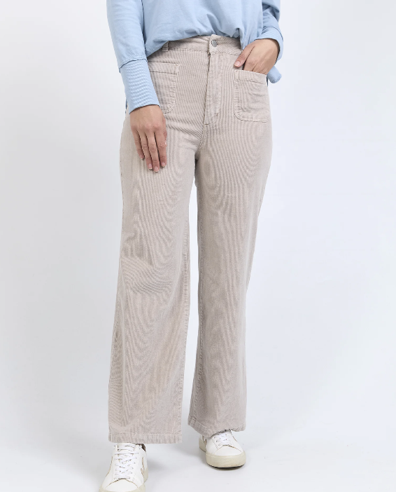Foxwood Henrietta Cord Pant - Mushroom