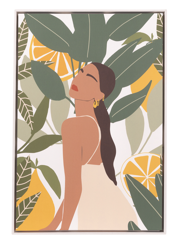 Tuscan Sun Green Goddess Framed Canvas 64x94