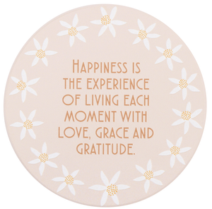 Tuscan Sun Happiness Ceramic Coaster