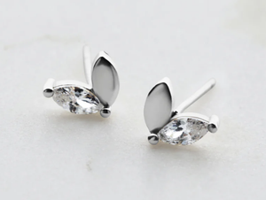 Zafino Earrings - Sienna Stud - Silver